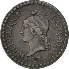 FRANCE, Dupré, Centime, 1848, Paris, KM #754, EF(40-45), Bronze, Gadoury #84, 1.