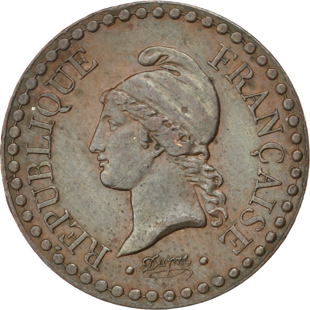 FRANCE, Dupré, Centime, 1849, Paris, KM #754, AU(55-58), Bronze, Gadoury #84, 1.