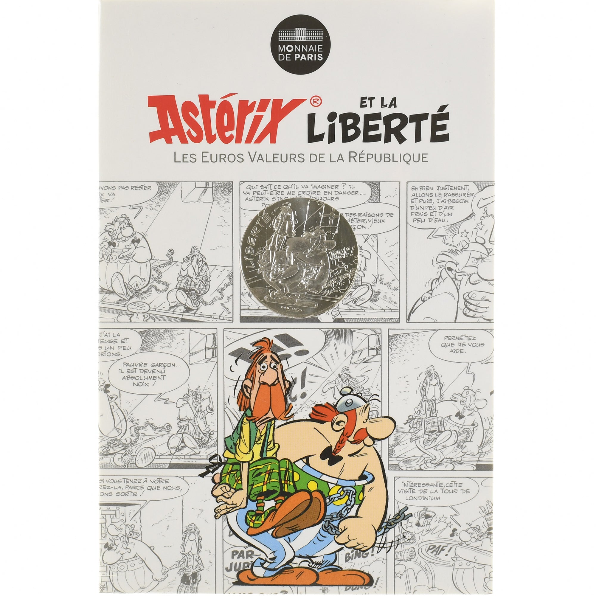 France, 10 Euro, Astérix Liberté (Astérix chez les bretons), 2015, MDP, BU