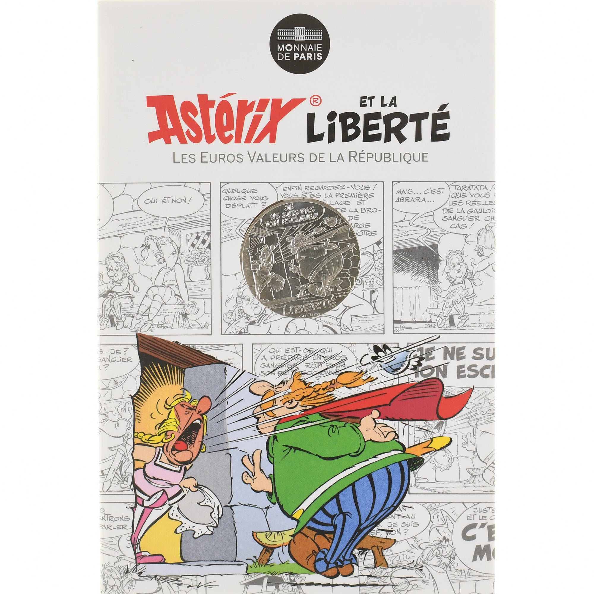 France, 10 Euro, Astérix Liberté (La rose et le glaive), 2015, MDP, BU, FDC
