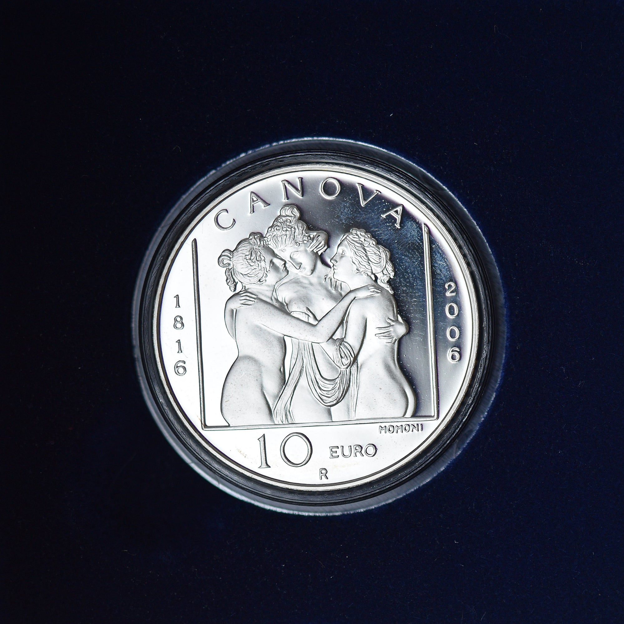 Saint Marin , 10 Euro, Antonio Canova (1816-2016), 2006, Rome, BE, FDC, Argent