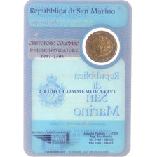 San Marino, 2 Euro, Cristoforo Colombo, 2006, Rome, UNC, MS(65-70), Bi-Metallic