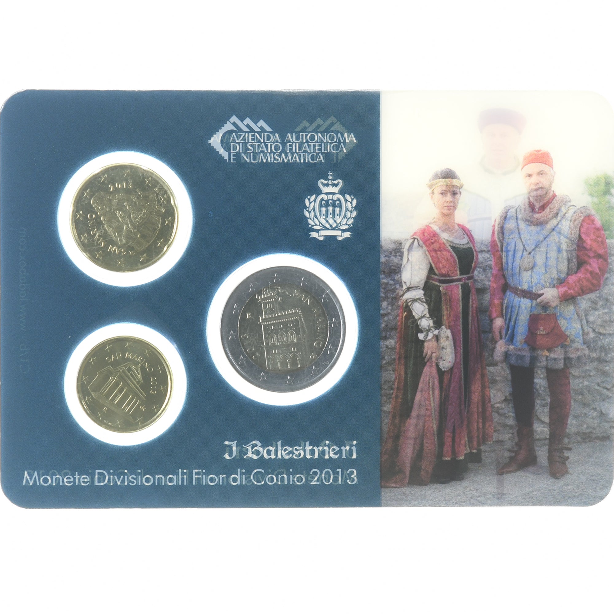 Saint Marin , 10c. + 50c. + 2€, I Balestrieri, 2013, Rome, FDC, FDC