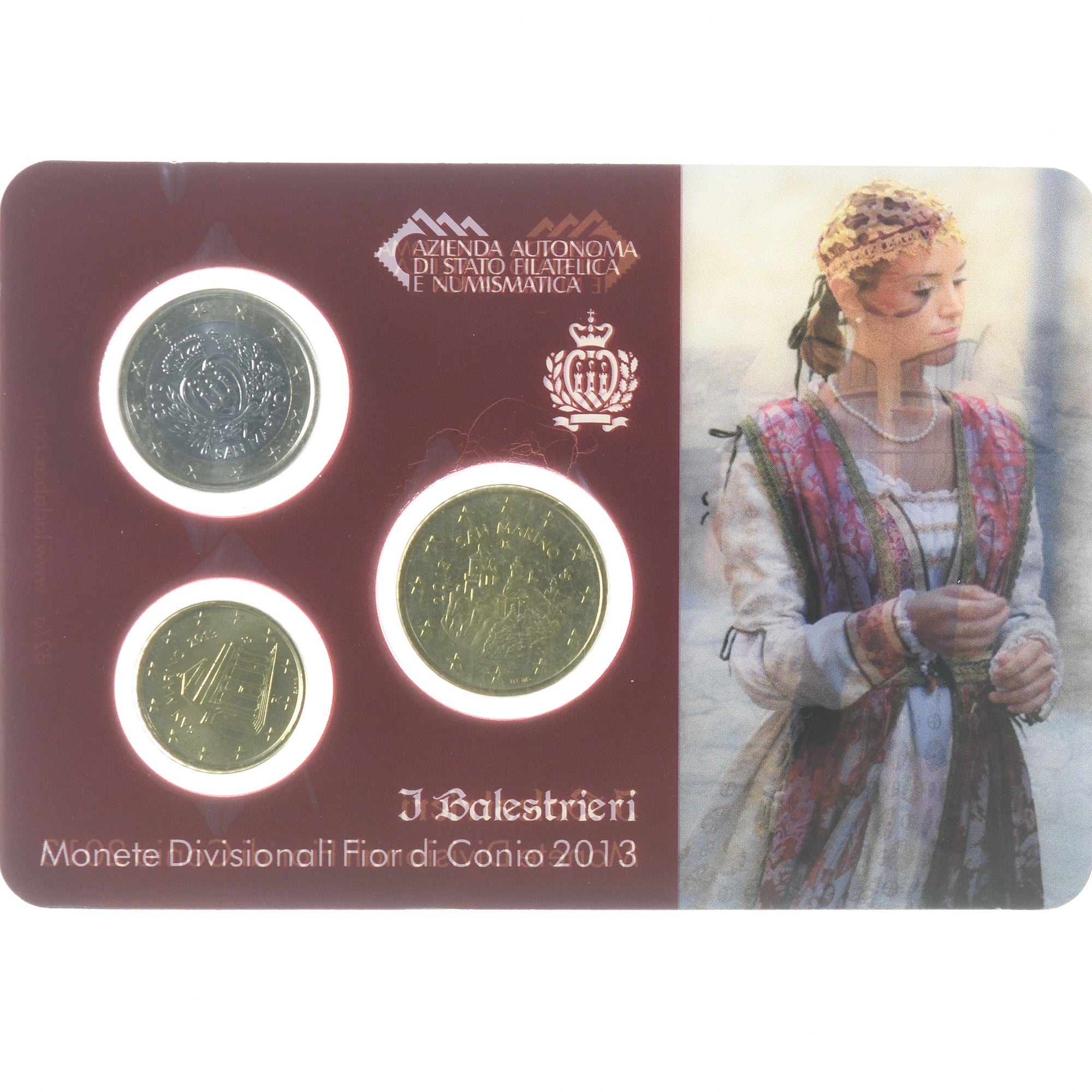 Saint Marin , 10c. + 50c. + 1€, I Balestrieri, 2013, Rome, FDC, FDC