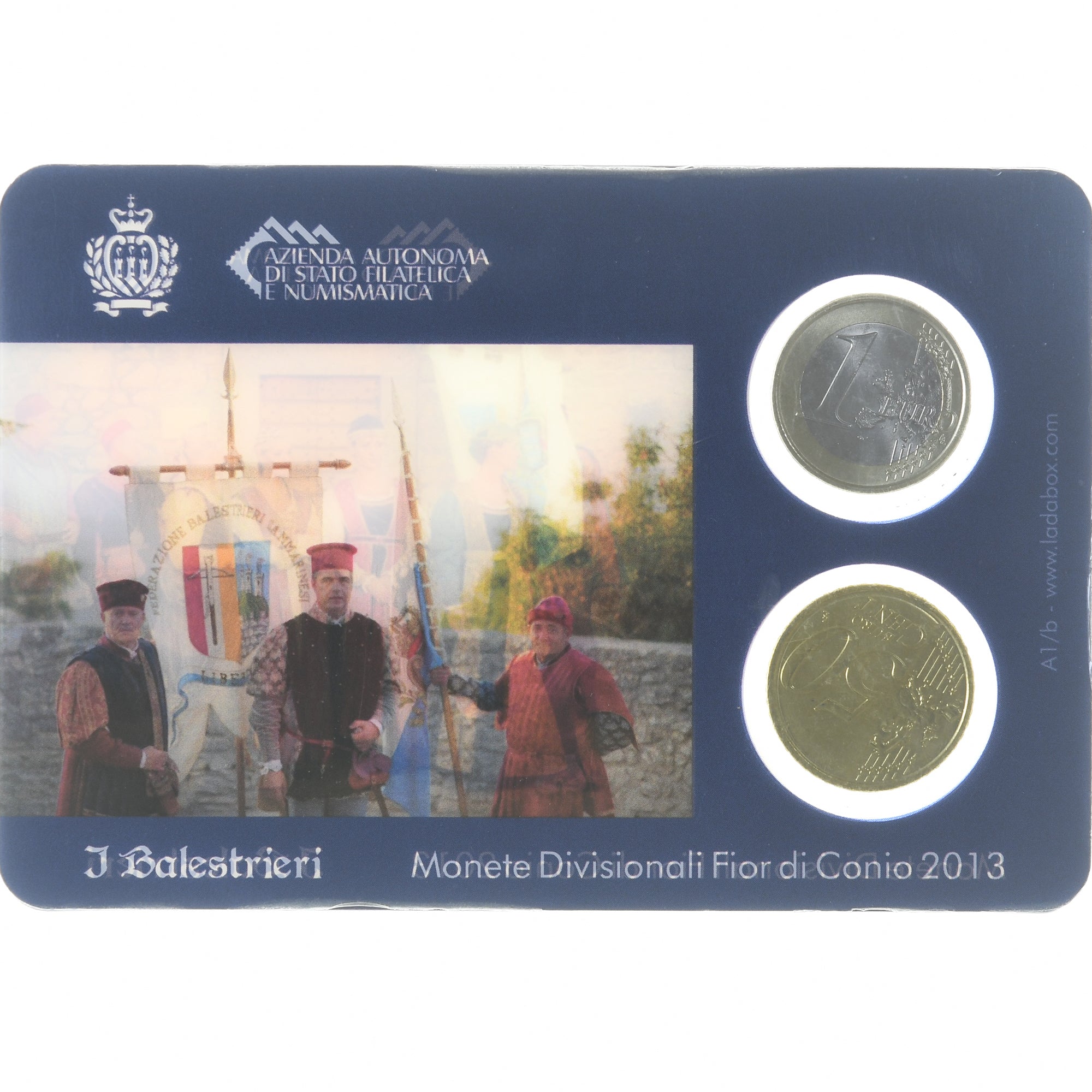 San Marino, 50c. + 1€, I Balestrieri, 2013, Rome, FDC, MS(65-70)
