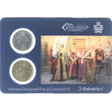 San Marino, 50c. + 1€, I Balestrieri, 2013, Rome, FDC, MS(65-70)