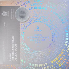 San Marino, Coffret 1c. à 5€, Anno internazionale de la luce, 2015, Rome
