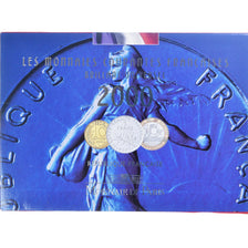 France, Coffret 1 c. à 20 frs., 2000, Monnaie de Paris, BU, FDC