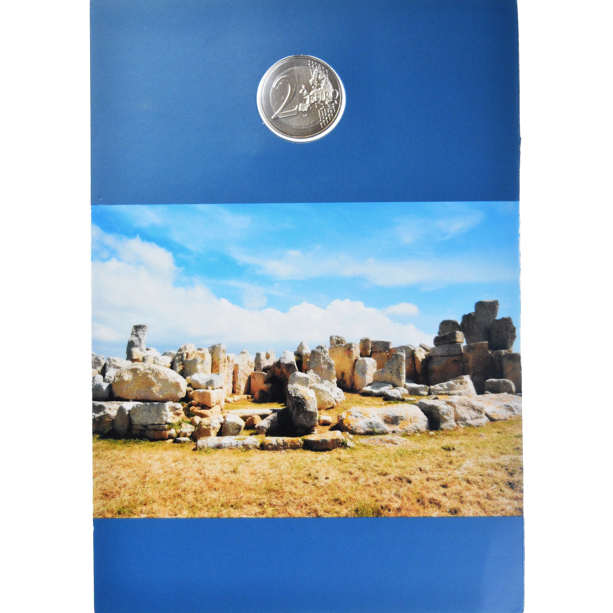 Malta, 2 Euro, Hagar Qim temples, 2017, Monnaie de Paris, BU, MS(65-70)