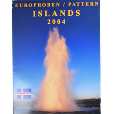 Iceland, Pattern euro set, 2004, MS(65-70)