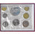 Coin, Monaco, Rainier III, Coffret 10 c. à 50 frs., 1974, Monnaie de Paris