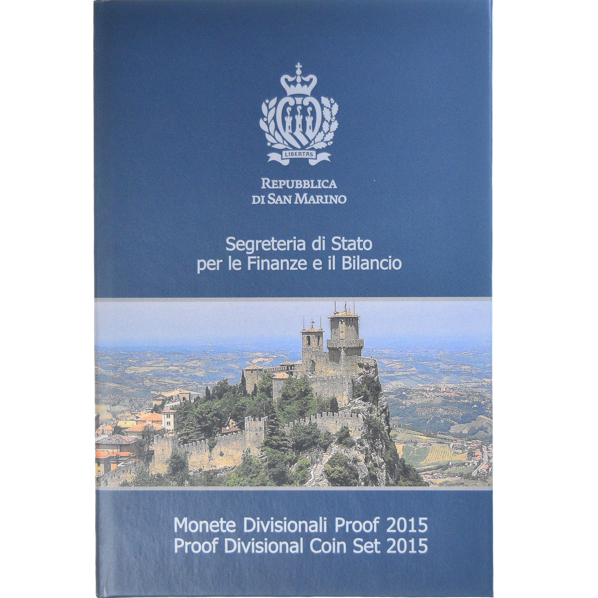 San Marino, Coffret 1c. à 2€, 2015, Rome, BE, MS(65-70)