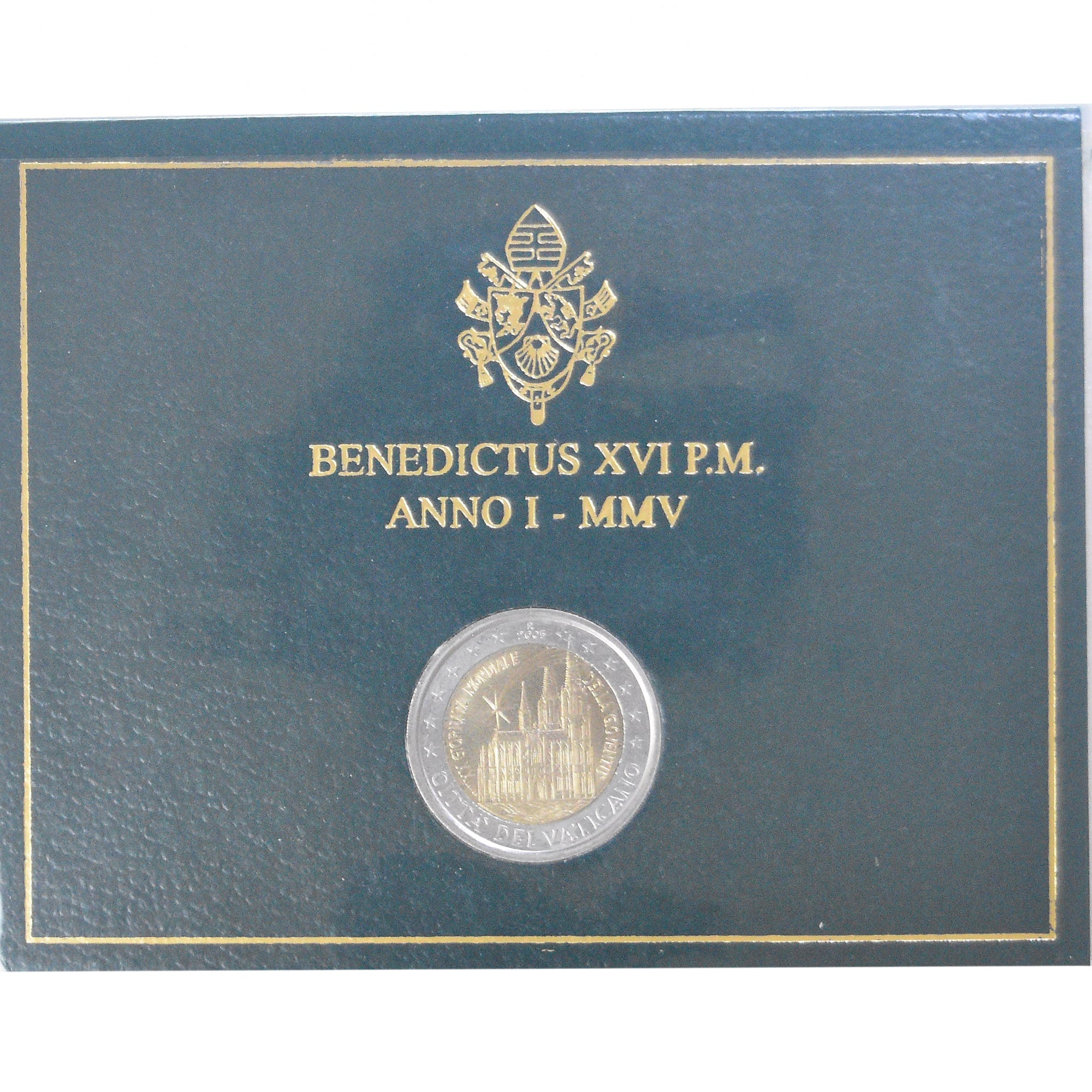 Vatican, Jean-Paul II, 2 Euro, JMJ 2005, 2005, Rome, BU, FDC, Bimétallique