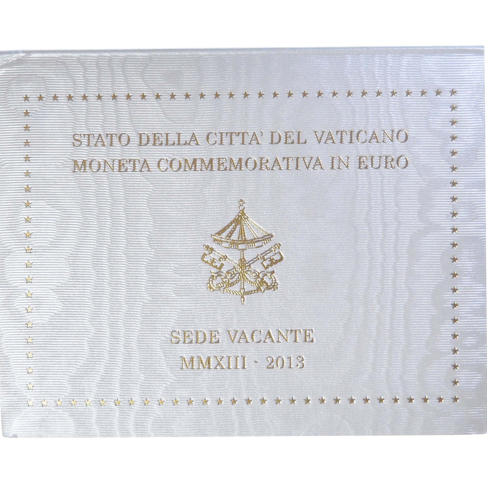 Vatican, Sede Vacante, 2 Euro, 2013, Rome, BU, MS(65-70)