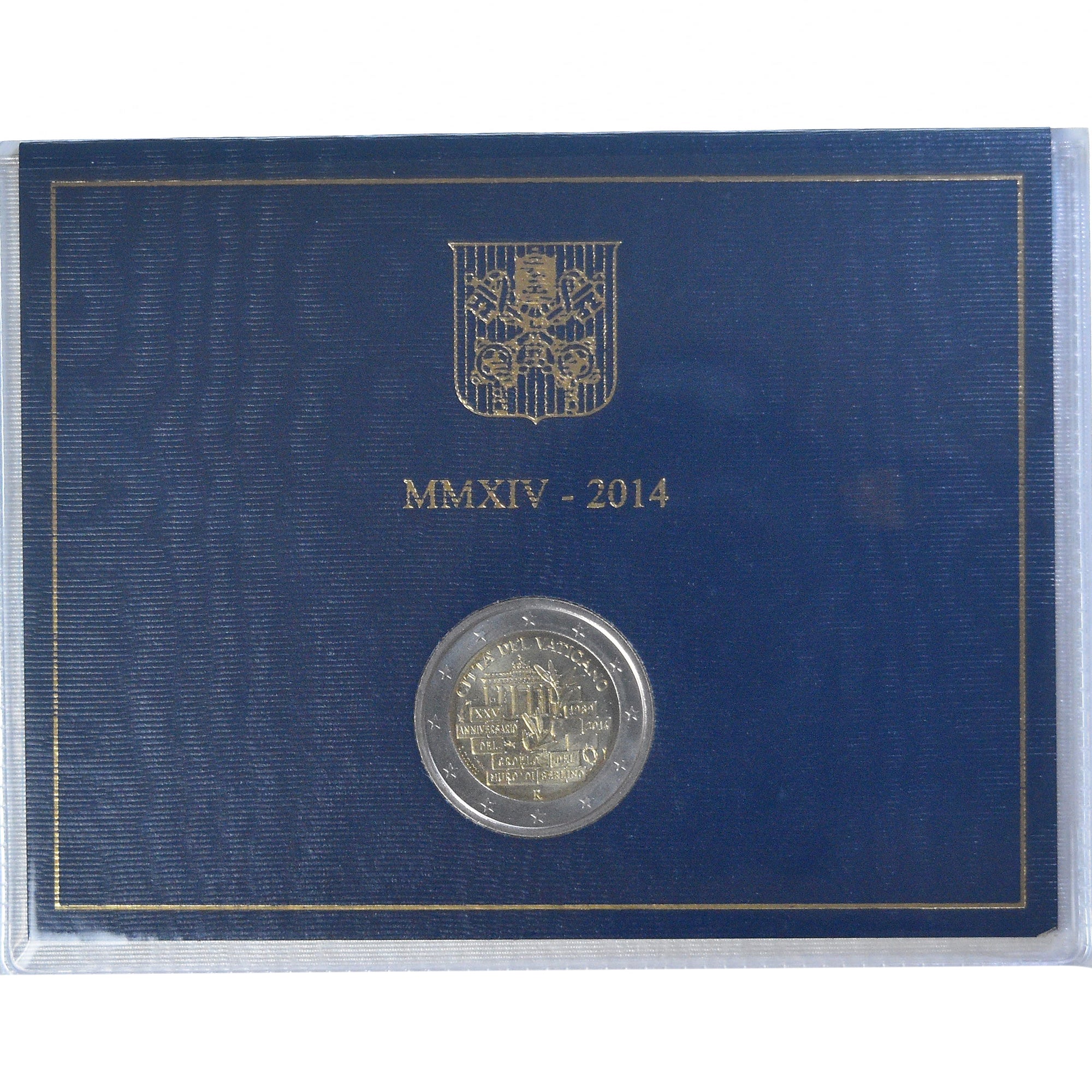 Vatican, 2 Euro, 25ème anniversaire de la chute du mur, 2014, Rome, BU