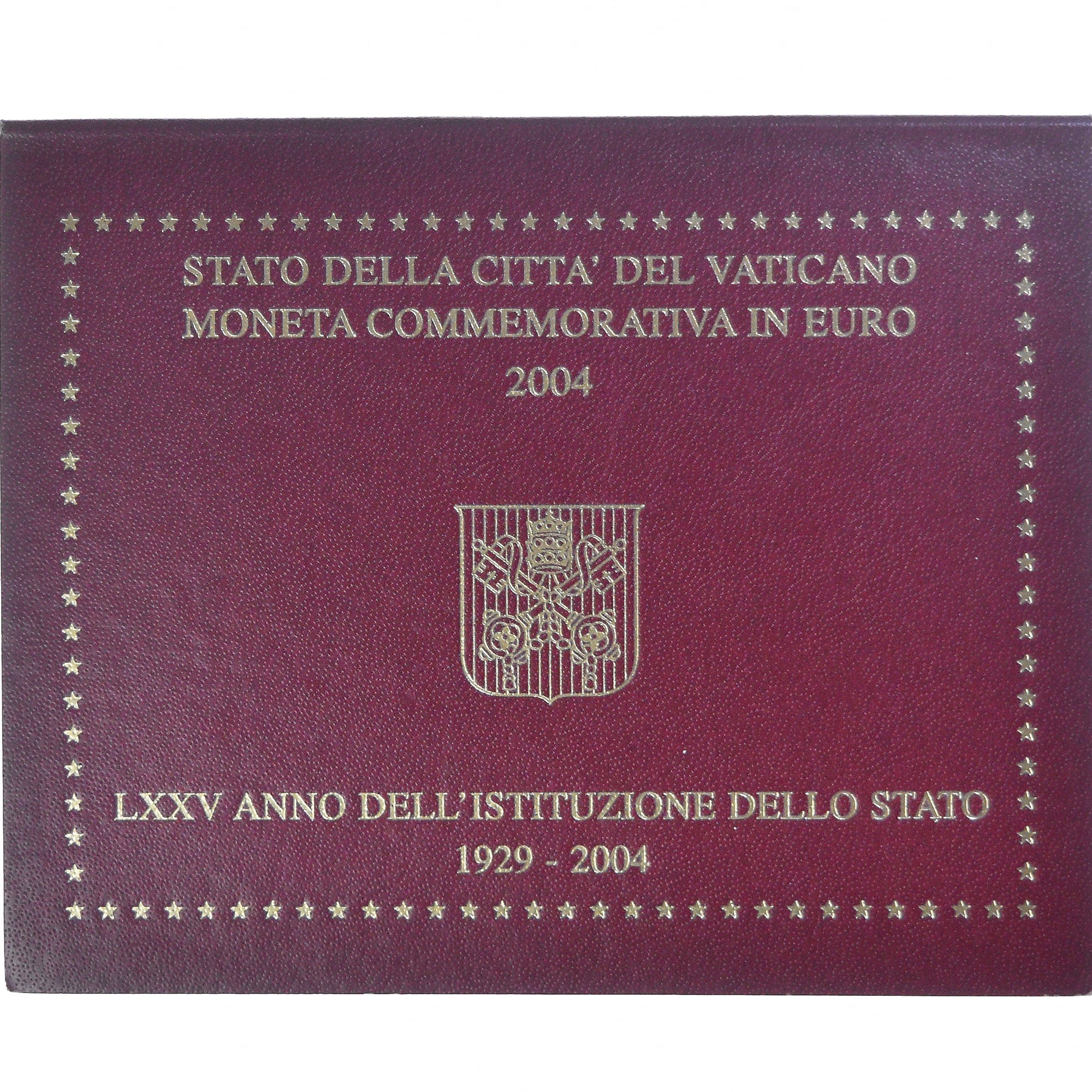Vatican, Jean-Paul II, 2 Euro, 2004, Rome, BU, MS(65-70)