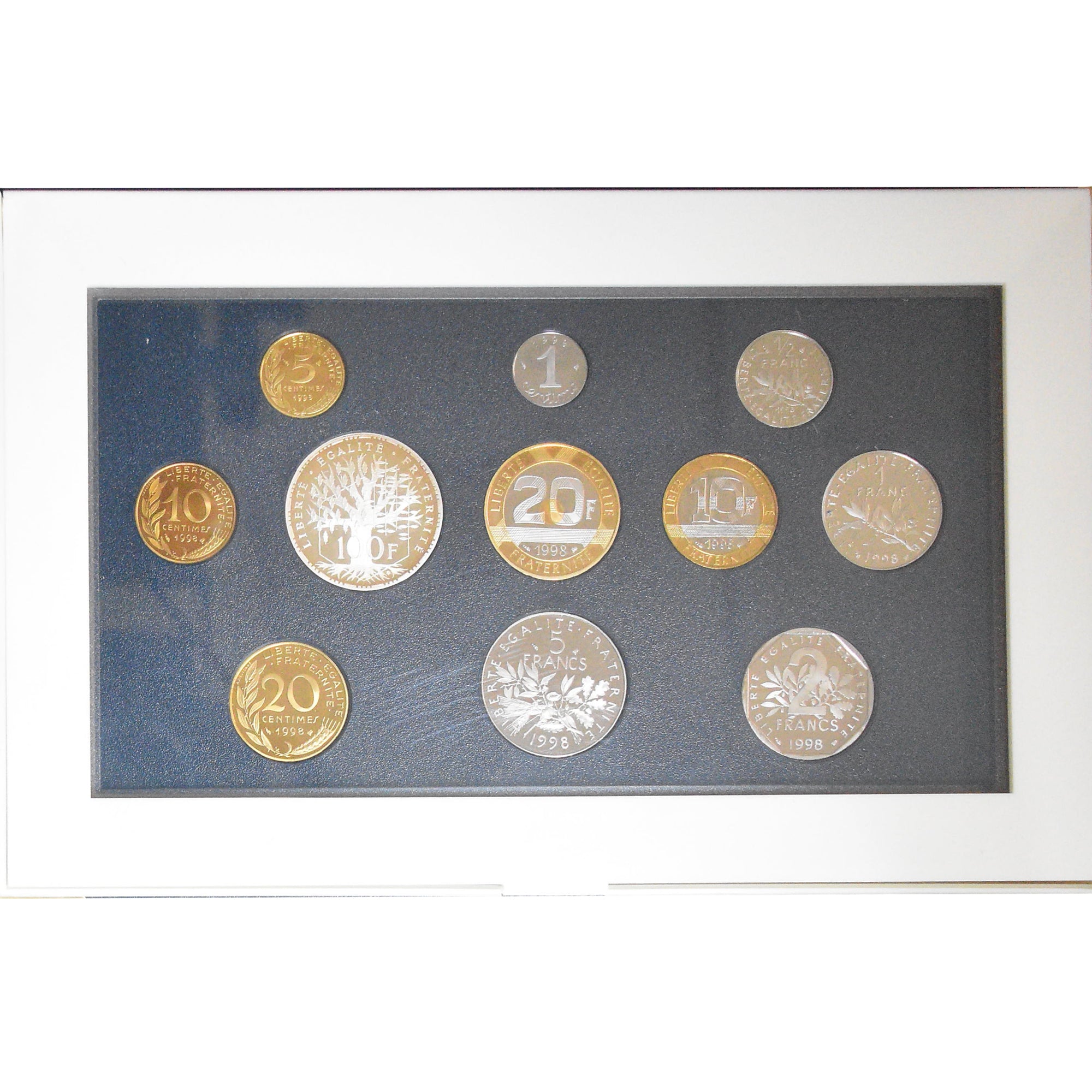 Moneta, Francia, Coffret 1 c. à 100 frs., 1998, Monnaie de Paris, BE, FDC, N.C.