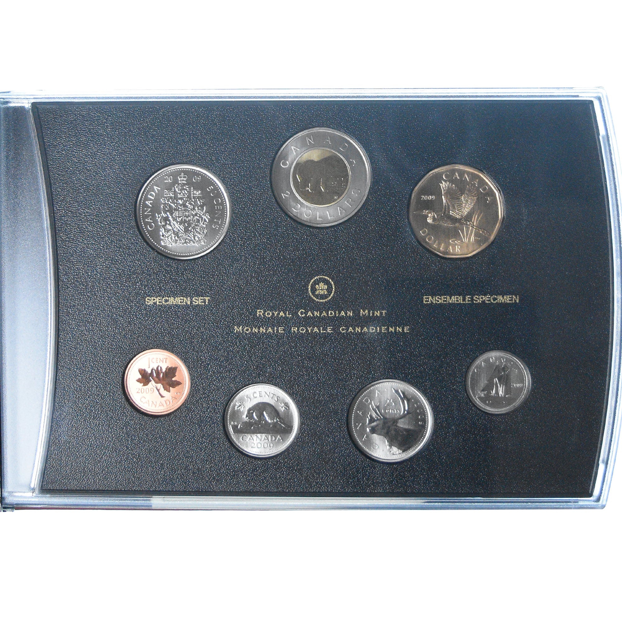Moneta, Canada, Coffret 1c. à 2$, 2009, Royal Canadian Mint, Specimen Set, FDC