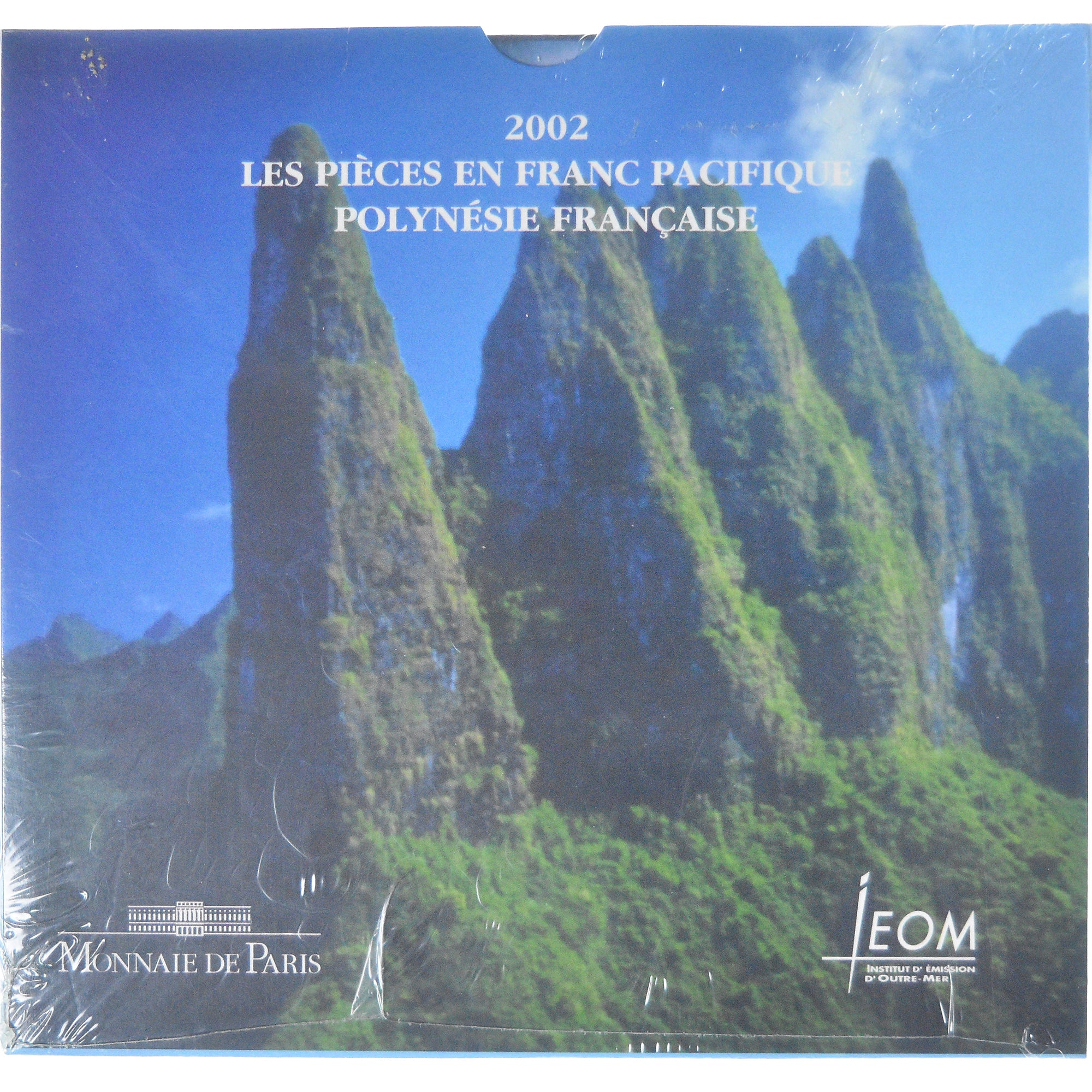 Coin, French Polynesia, Coffret 1 fr. à 100 frs., 2002, Monnaie de Paris, BU