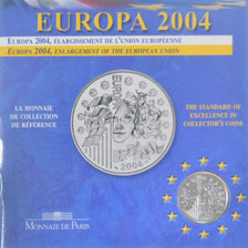 France, 1/4 Euro, Europa, 2004, Monnaie de Paris, BU, MS(65-70), Silver