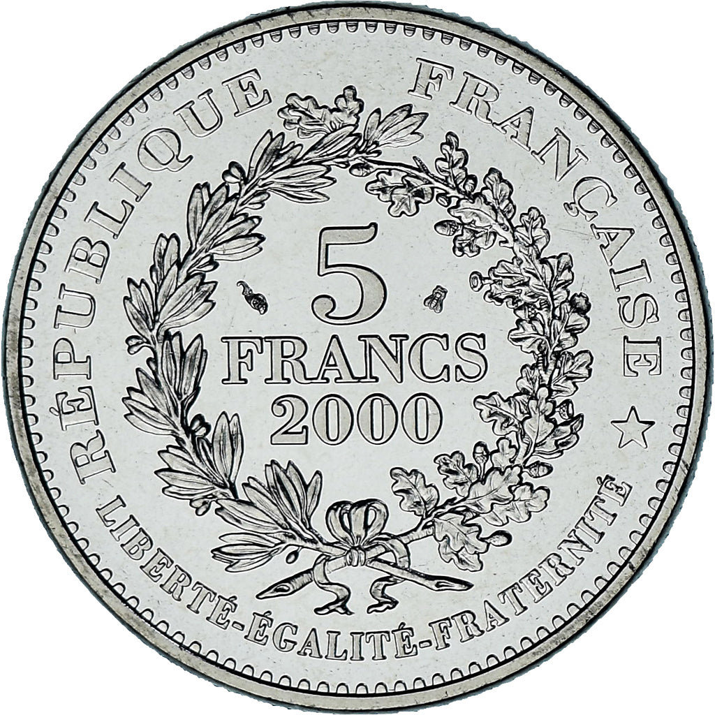 Coin, France, Statère des Parisii, 5 Francs, 2000, Paris, MS(65-70)