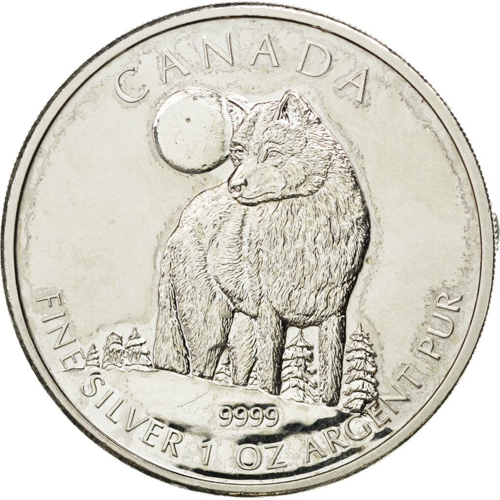 CANADA, 5 Dollars, 2011, Royal Canadian Mint, KM #1052, MS(63), Silver, 38,...