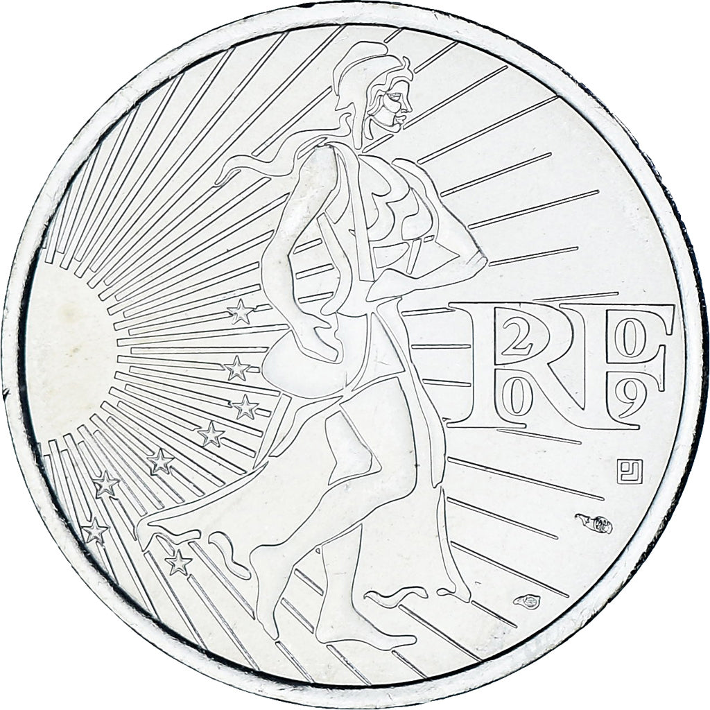 France, Semeuse, 10 Euro, 2009, Monnaie de Paris, FDC, Argent, KM:1580