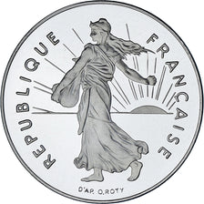 Coin, France, Semeuse, 5 Francs, 2001, Monnaie de Paris, BE, MS(65-70)