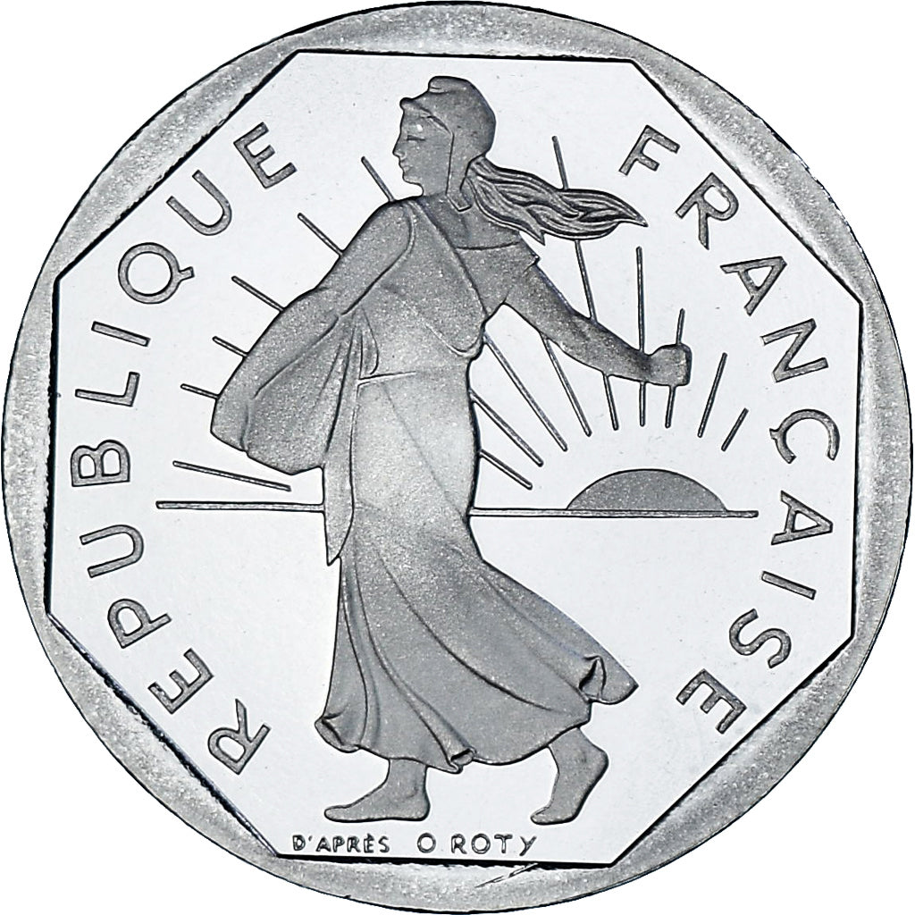 Coin, France, Semeuse, 2 Francs, 2001, Monnaie de Paris, BE, MS(65-70), Nickel
