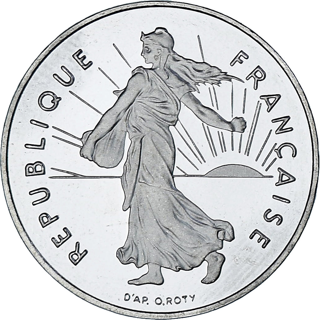 Coin, France, Semeuse, Franc, 2001, Monnaie de Paris, BE, MS(65-70), Nickel