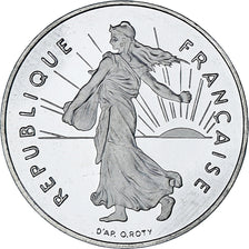 Coin, France, Semeuse, Franc, 2001, Monnaie de Paris, BE, MS(65-70), Nickel