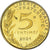 Münze, Frankreich, Marianne, 5 Centimes, 2001, Monnaie de Paris, BE, col à 3