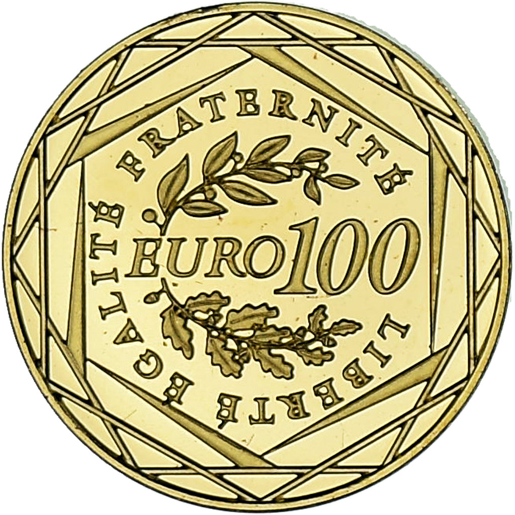 France, Semeuse, 100 Euro, 2009, Monnaie de Paris, BE, FDC, Or, KM:1536