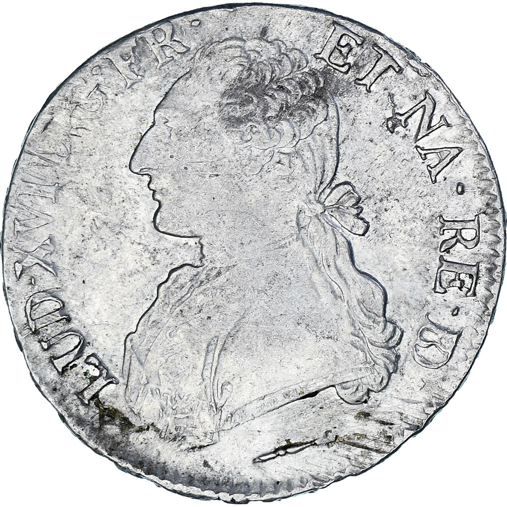 Münze, Frankreich, Louis XVI, Écu de Béarn aux branches d'olivier, 1786, Pau