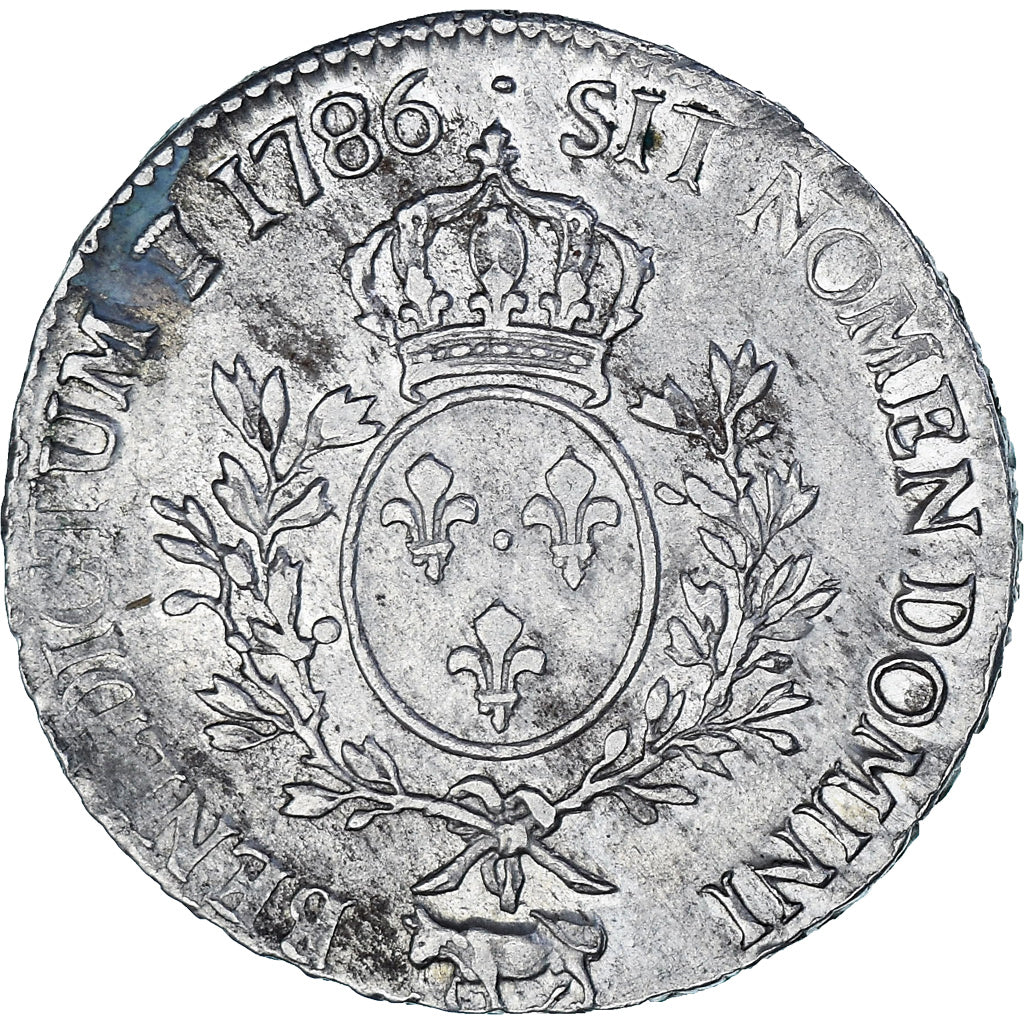 Münze, Frankreich, Louis XVI, Écu de Béarn aux branches d'olivier, 1786, Pau