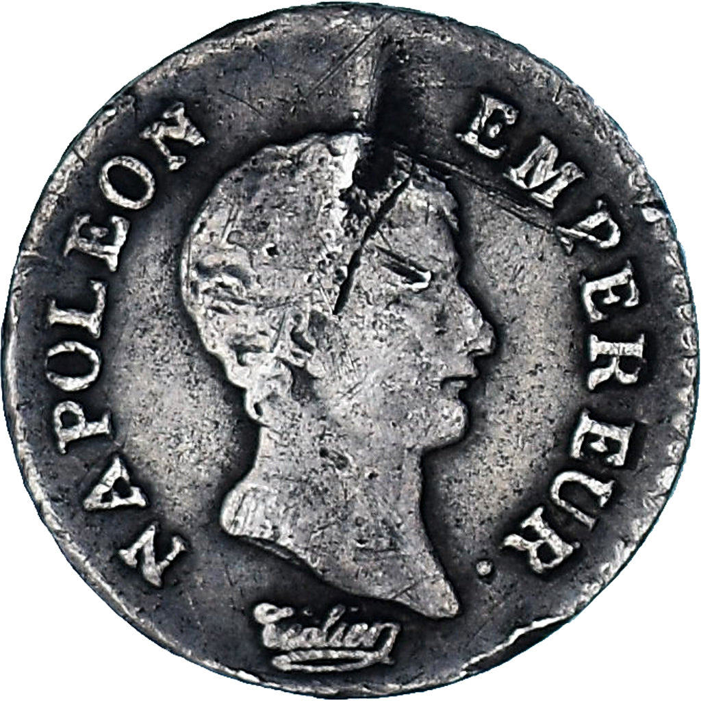 Münze, Frankreich, Napoleon I, 1/4 Franc, AN 14, Bayonne, S, Silber, KM:654.7