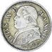 Moneta, STATI ITALIANI, PAPAL STATES, Pius IX, 10 Soldi, 50 Centesimi