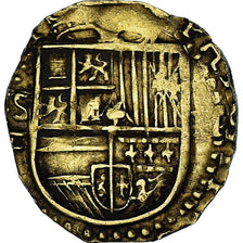 Moneta, Spagna, Philip II, 2 Escudos, ND (1555-1598), Seville, BB+, Oro