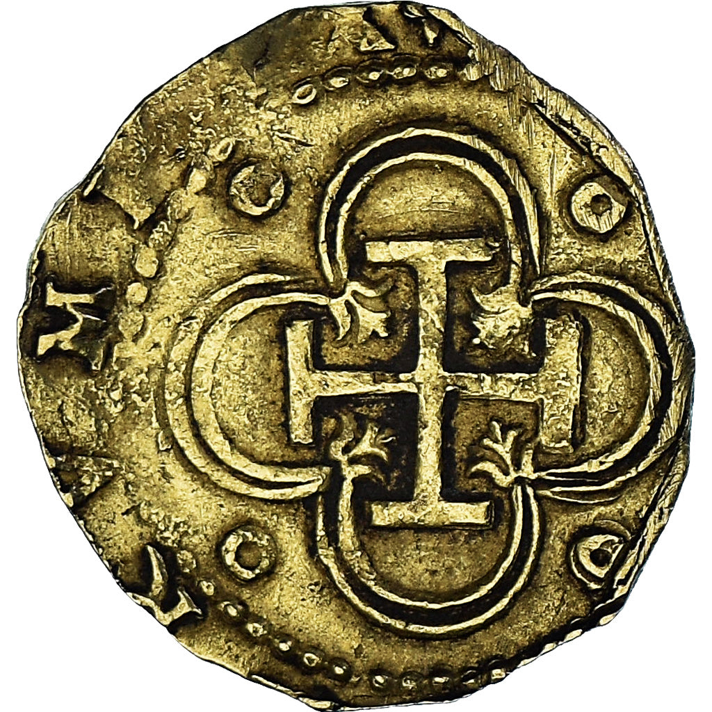 Moneta, Spagna, Philip II, 2 Escudos, ND (1555-1598), Seville, BB+, Oro