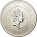 Coin, Fiji, Elizabeth II, 2 Dollars, 2012, MS(65-70), Silver, KM:151