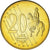Chipre, 20 cents pattern, 2003, ENSAIO, MS(65-70), Latão
