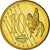 Chipre, 10 cents pattern, 2003, ENSAIO, MS(65-70), Latão