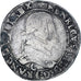 Frankrijk, Henri III, 1/2 Franc au col plat, 1581, Poitiers, FR+, Zilver