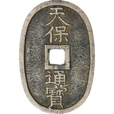 Giappone, 100 Mon, Tempo Tsuho, (1835-1870), BB, Bronzo, KM:7