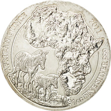 RWANDA, 50 Francs, 2011, KM #39, MS(63), Silver, 38.61, 31.40