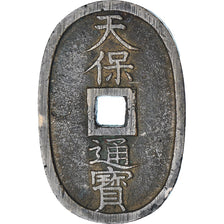 Japon, 100 Mon, Tempo Tsuho, (1835-1870), TB+, Bronze, KM:7