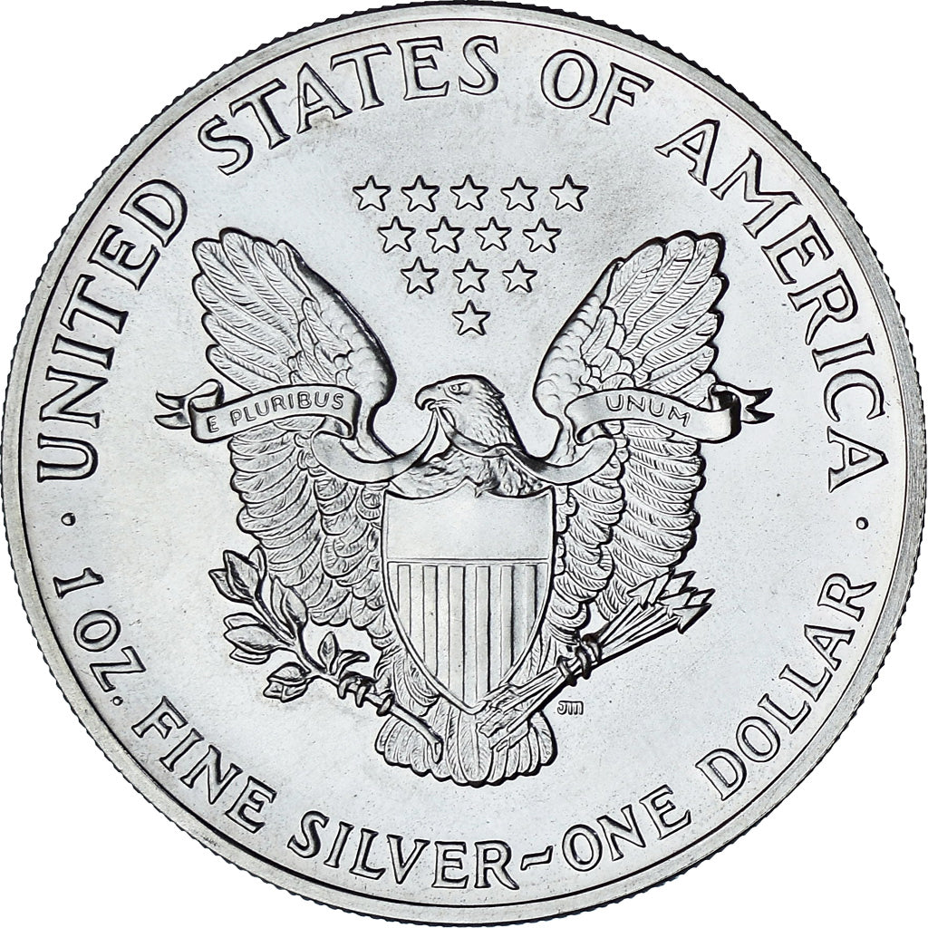 United States, Silver Eagle, 1 Dollar, 1 Oz, 1989, Philadelphia, Bullion