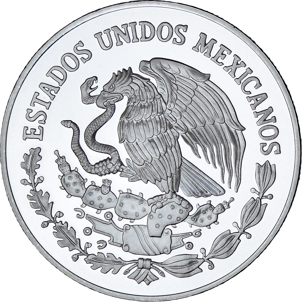Mexique, estado de Puebla, 10 Pesos, 2004, Mexico City, Proof, FDC, Argent