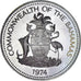 Bahamas, Elizabeth II, 2 Dollars, 1974, Franklin Mint, Proof, FDC, Plata, KM:66a