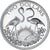 Bahamas, Elizabeth II, 2 Dollars, 1974, Franklin Mint, Proof, FDC, Argento